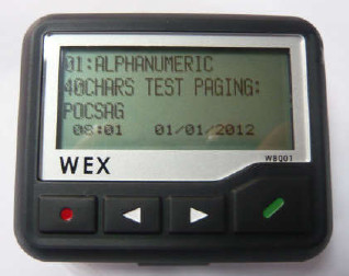 135 Gms Digital Pager , Electronic Pager 12 - 16 Seconds Alert Time