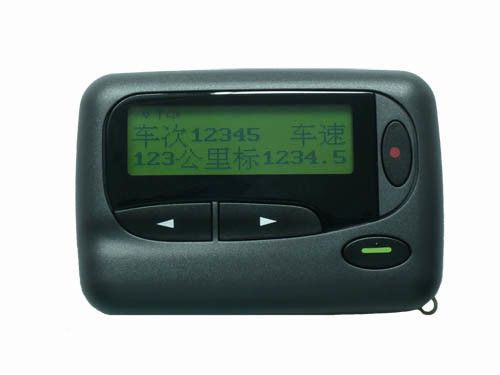 Black Pocsag Alphanumeric Pager Chinese Language 4 Paging Addresses