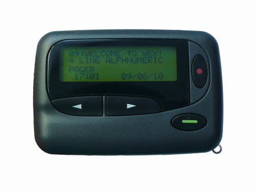 10uV/m 2400bps 25KHz Coaster Syscall Rechargeable Pager