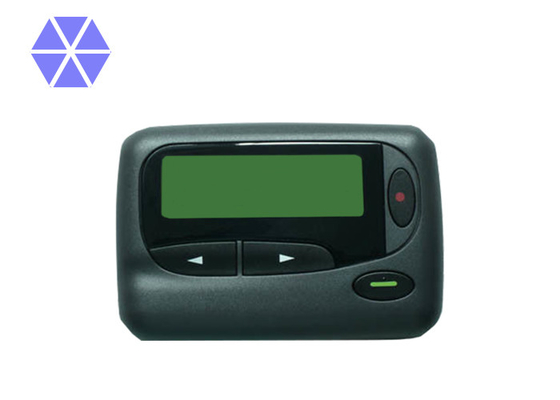 Black Mobile Pager Device , Waterproof Pager Hand Programming Available