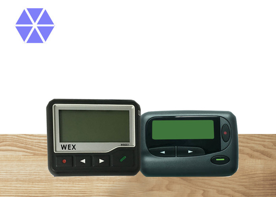 2 Line Or 4 Line Mobile Pager Device Black Color 16 Messages Protection