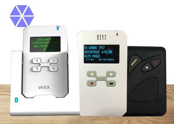 Vibrating Buzzer Pager , Transmitter And Receiver Waiter Calling System