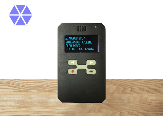 4 Way Pocsag Alphanumeric Pager With Anti - Bacterial Plastic Case