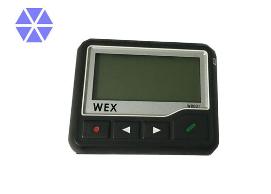 Black Mobile Pager Device , Waterproof Pager Hand Programming Available