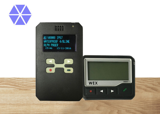 Waterproof Black Restaurant Coaster Pager Anti Bacterial Plastic Case