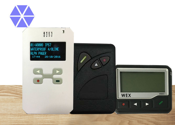 Alphanumeric Smart Wireless Personal Pager , Coaster Electronic Pager