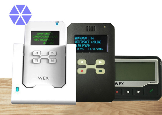 1.0v Wireless Personal Pager 8 Lines Text Pager Waiter Wearing Service