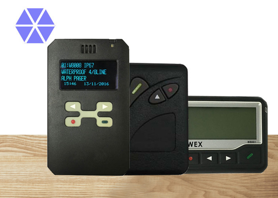 Small Flex Pager , Personal Paging Device Rechargeable Lithium Battery